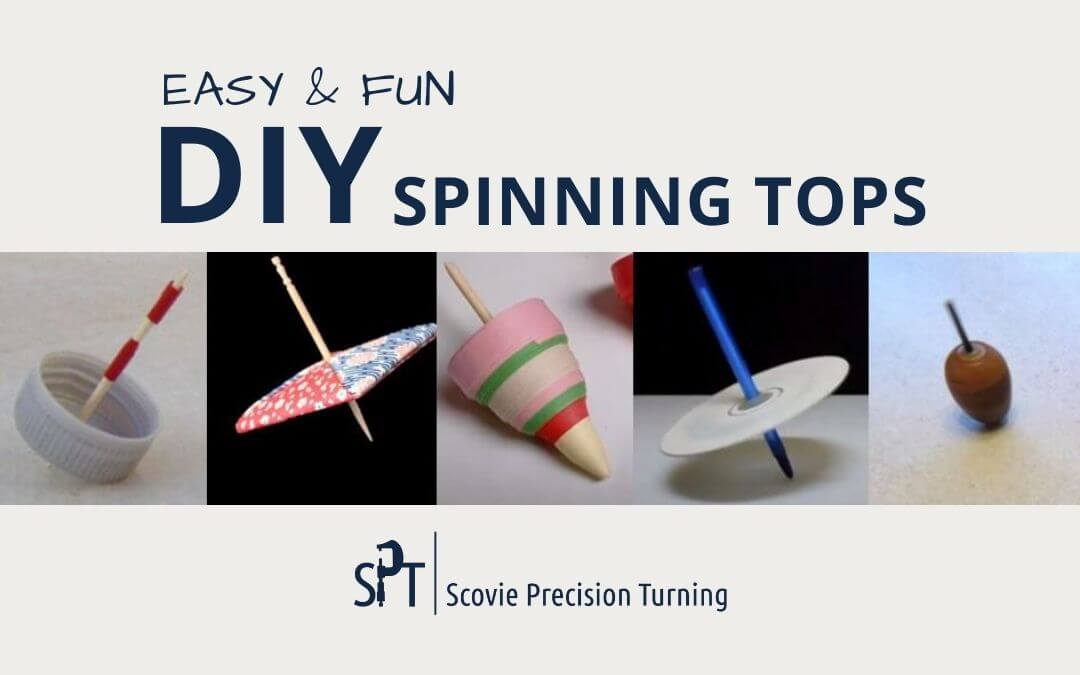 Homemade spinning tops
